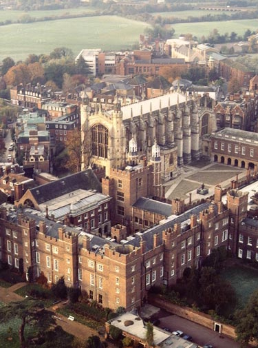 Veduta aerea dell’Eton College, Windsor