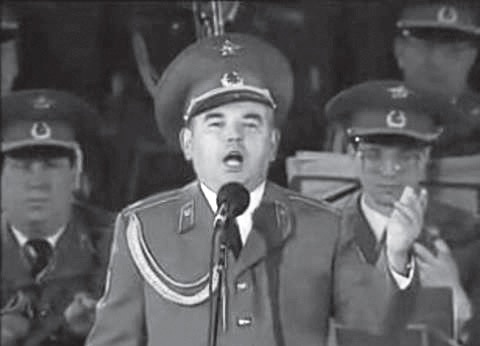 Cantore del Coro dell’Armata Rossa
